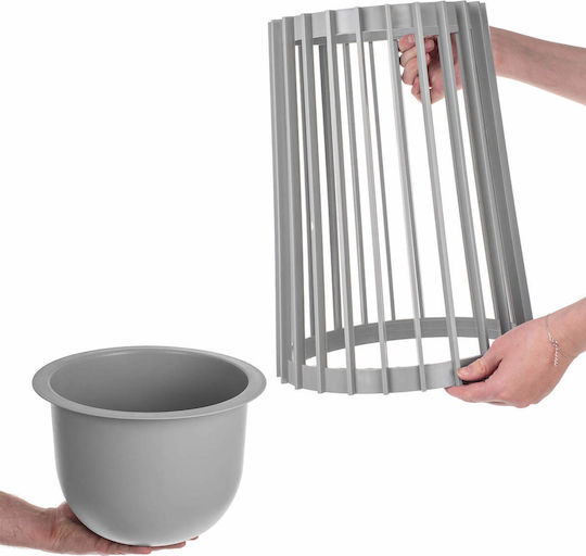 Standing Flower Stand Loft Double-sided Gray 53.5 Cm + Insert
