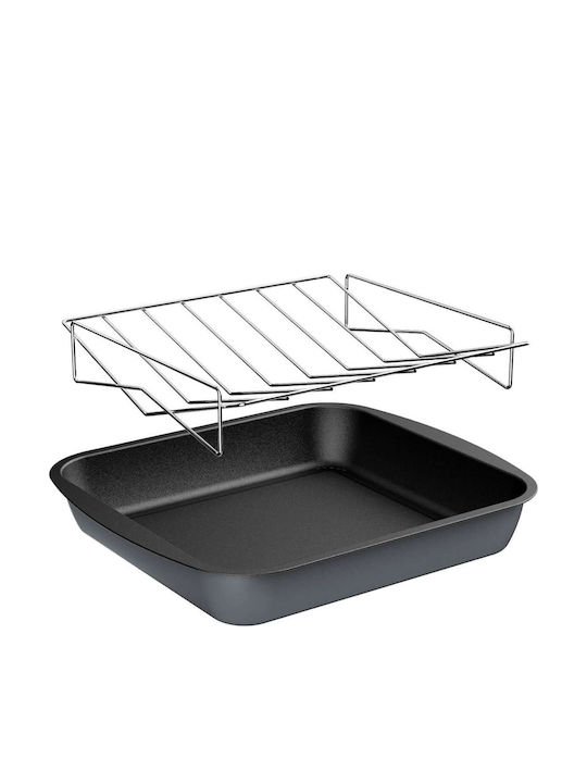 Pal Aluminum Baking Pan with Non-Stick Interior Coating 37x43cm