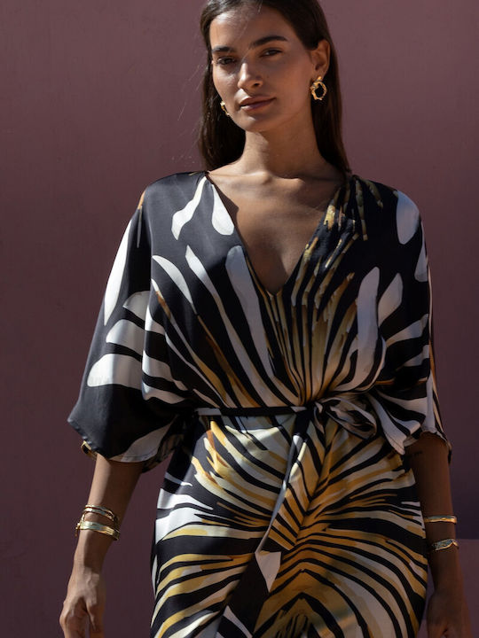 Summer Maxi Evening Dress Multicolour