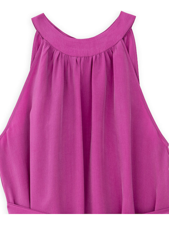 Summer Maxi Dress for Wedding - Christening Pink