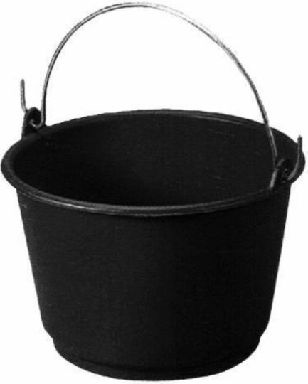 Various Plastic Mop Bucket 12lt Capacity Black