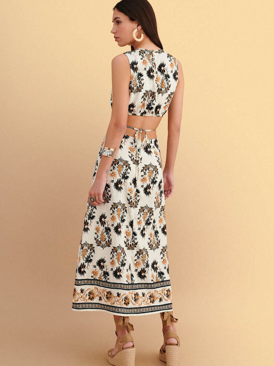 Summer Midi Dress for Wedding / Christening Multicolour
