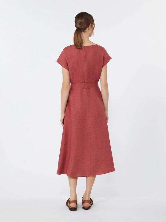 Sommer Midi Damenkleid Kirsche