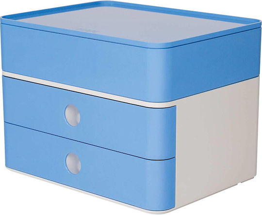 Han Schreibtischschublade 2 Positionen Blau