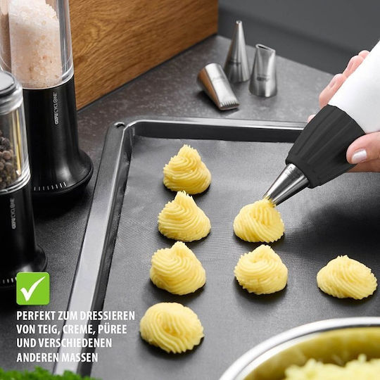 Gefu Nozzle for Pastry Bags Metallic 4 Pieces 14332