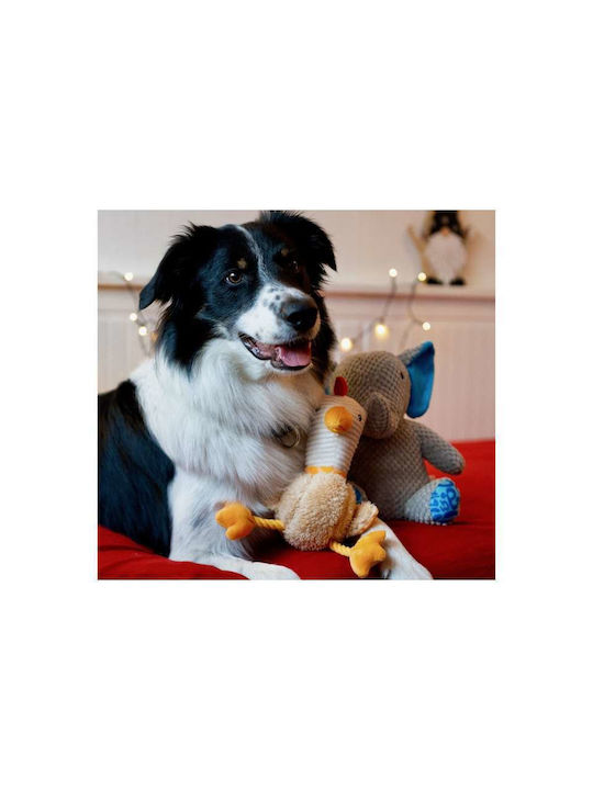 Max & Molly Λούτρινο Παιχνίδι Σκύλου με Ήχο 31εκ. Λευκό 1τμχ
