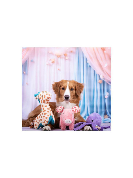 Max & Molly Cuddly Dog Toy with Sound 26cm Light Blue 1 Piece