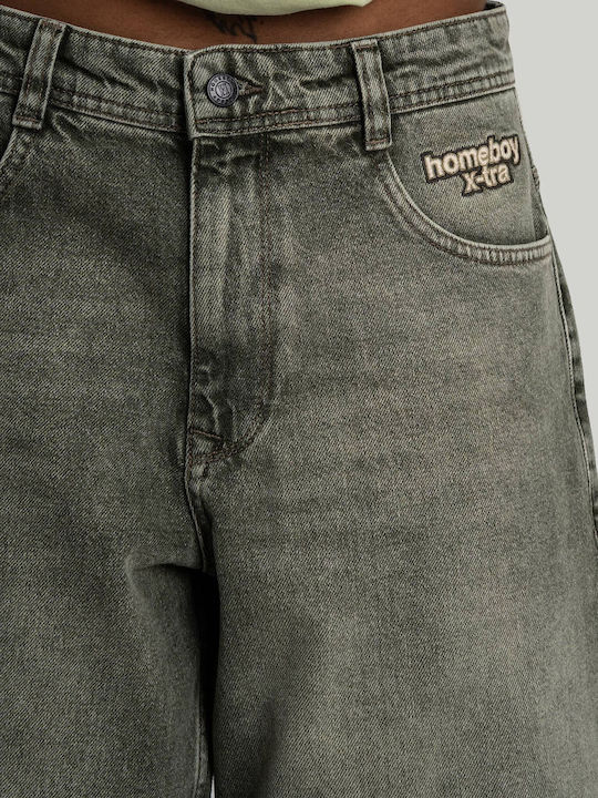 X-tra Men's Denim Bermuda Washed Green