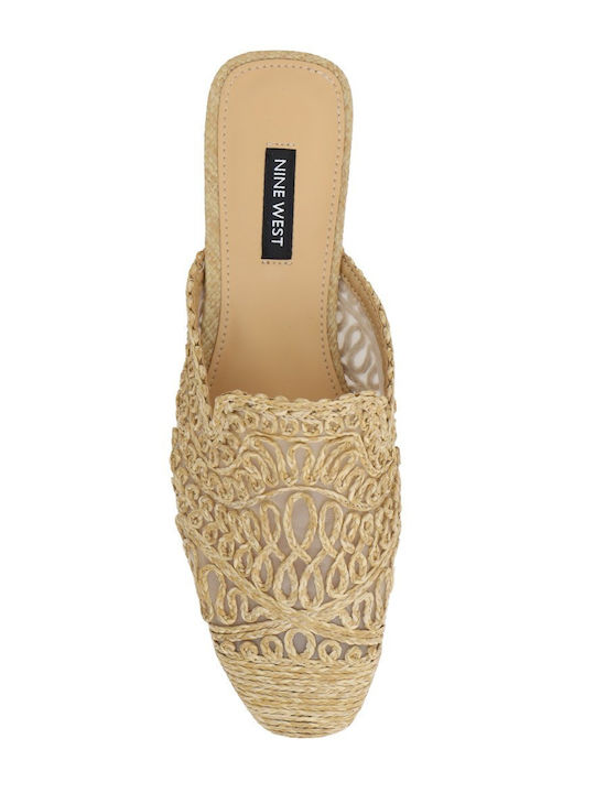 Flat Mules σε Μπεζ Χρώμα