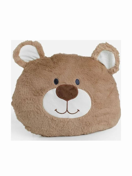Kids Decorative Brown Pillow 30x26cm