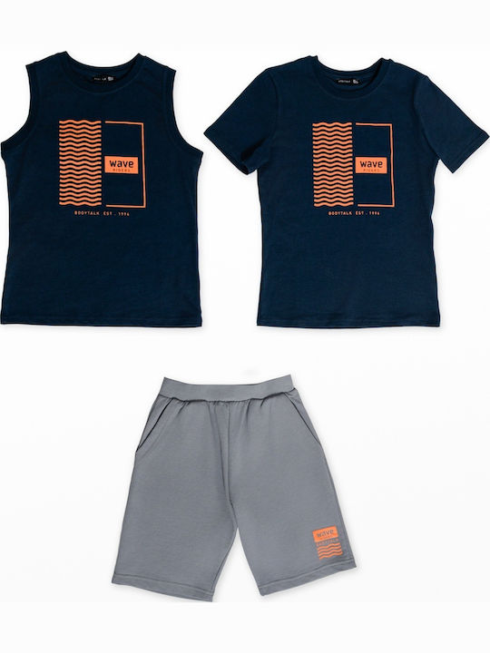 Kids Set with Shorts Summer 2 Pieces Ocean