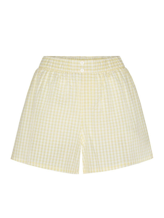 Hunkemöller Summer Women's Pyjama Shorts Yellow
