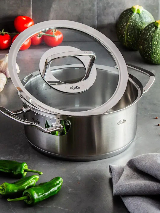 Fissler Profi Collection Дълбока Неръждаема Тенджера 2.6lt /
