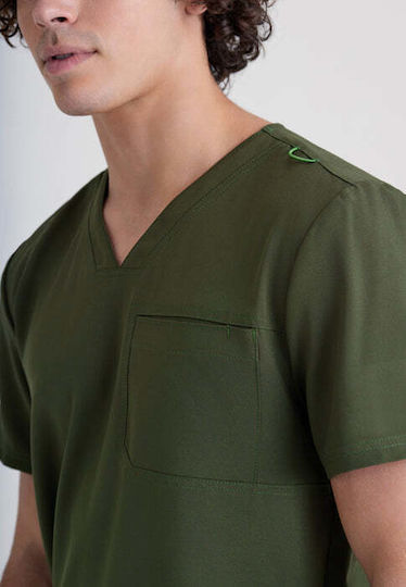 Grey's Anatomy Male Medical Blouse Gray