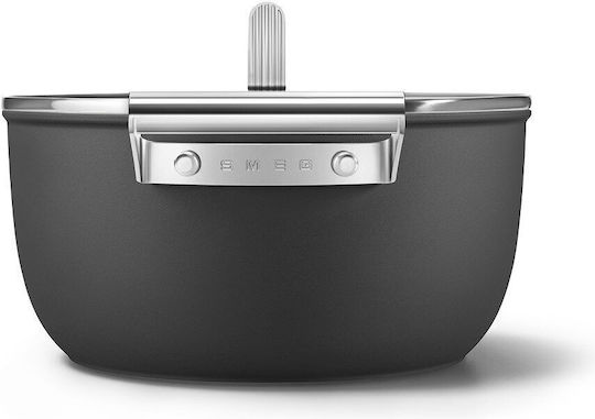 Smeg Oală Adâncă Stilul Anilor 50 Din Aluminiu 5.4lt 24cm
