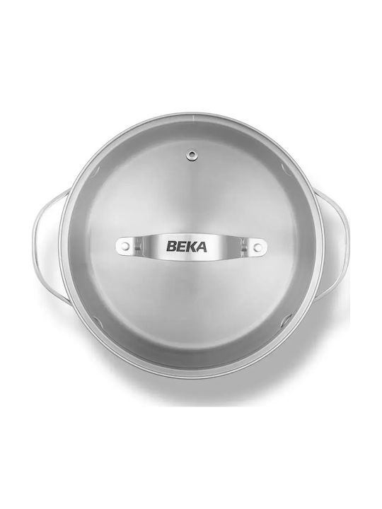 Beka Oală Adâncă din Oțel Inoxidabil 5.4lt /