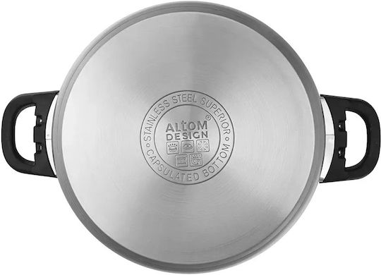 Altom Emilio Βαθιά Ανοξείδωτη Κατσαρόλα 3.2lt / 22cm