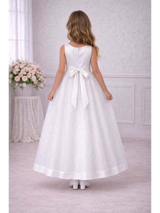 Mädchenkleid Weiß