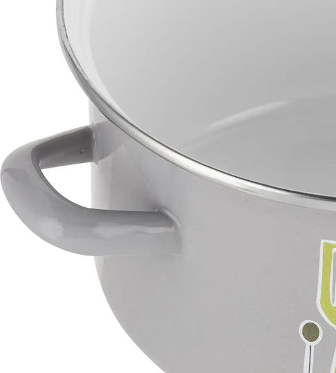 Emalia Polska Pleszew Βαθιά Ανοξείδωτη Κατσαρόλα 2.6lt / 18cm