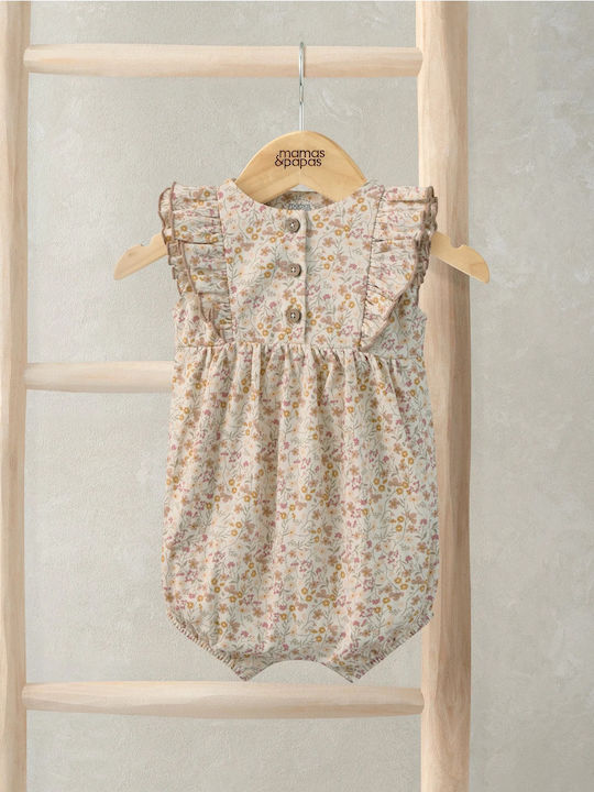 Mamas & Papas Baby-Strampler Ecru