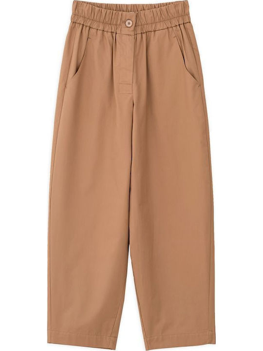 Γυναικείο Υφασμάτινο Παντελόνι Brown