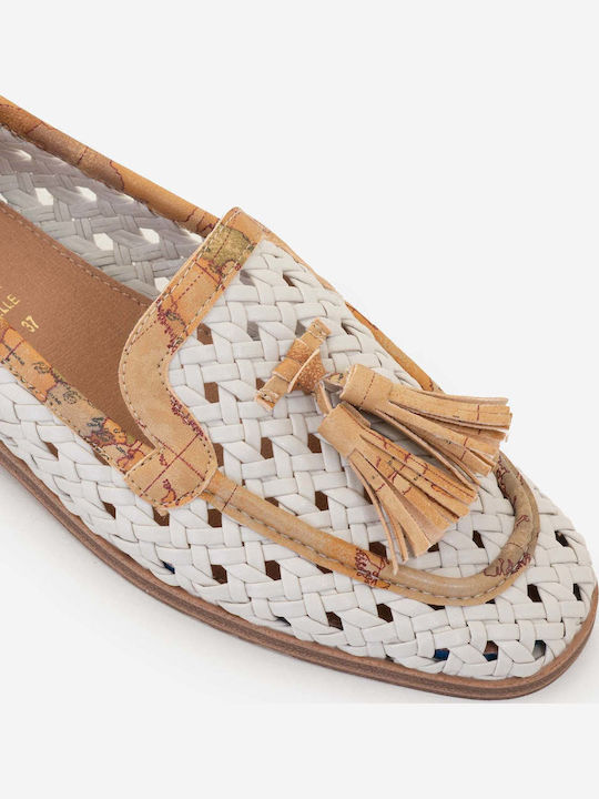 Damen Ballerinas in Weiß Farbe