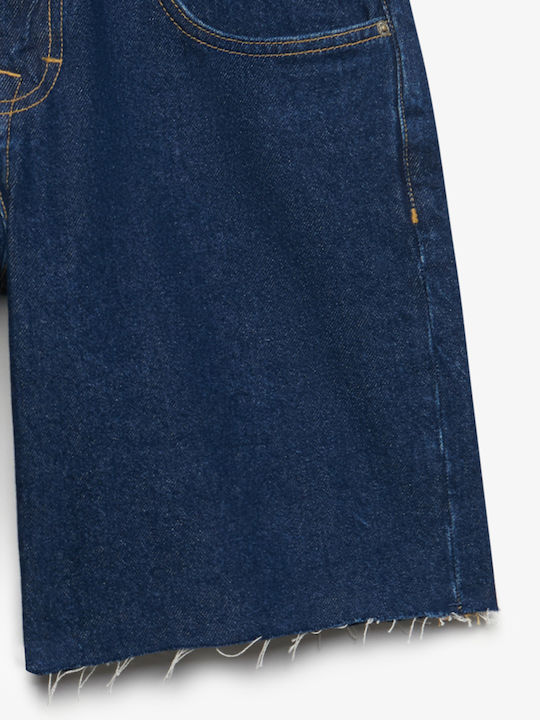 Women's Jean Shorts Dark Vintage Blue