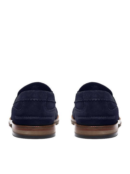 Craft James Lt Suede Men's Loafers in Blue Colour