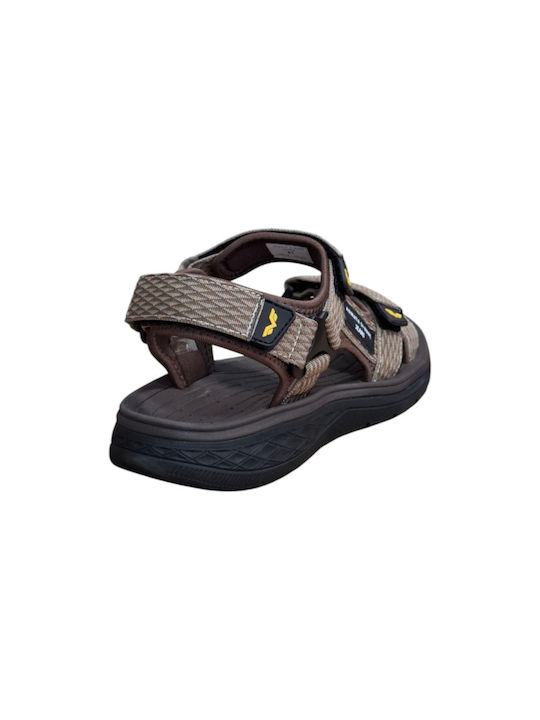Men's Sandals In Brown Colour