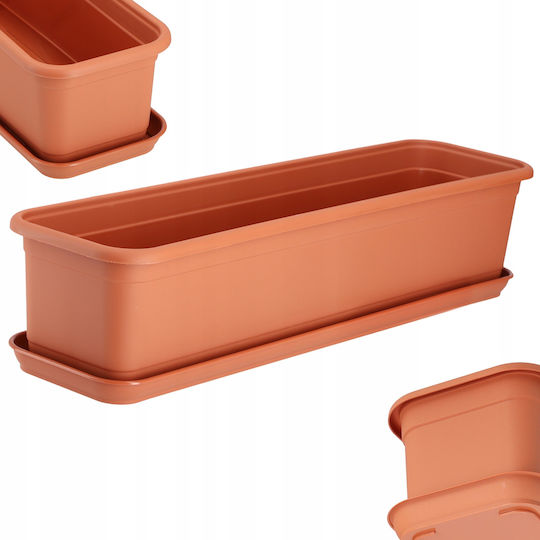 Kadax Plastic Orange Pot Plate 31520