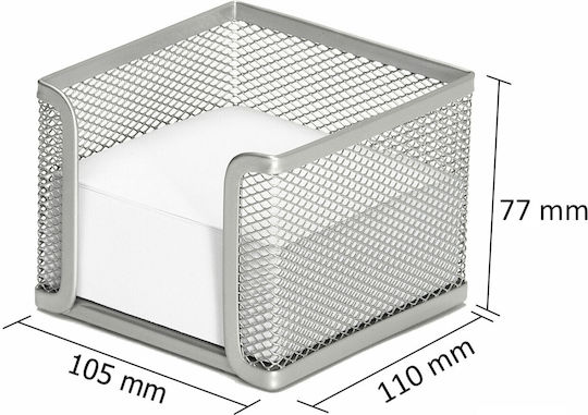Cube Osco Metal Perforated Silver Notes No 5071