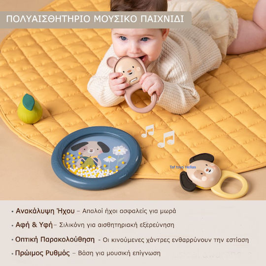 Taf Toys Κρεμαστό Παιχνίδι Κούνιας και Καροτσιού με Μουσική και Καθρέφτη για 3+ Μηνών
