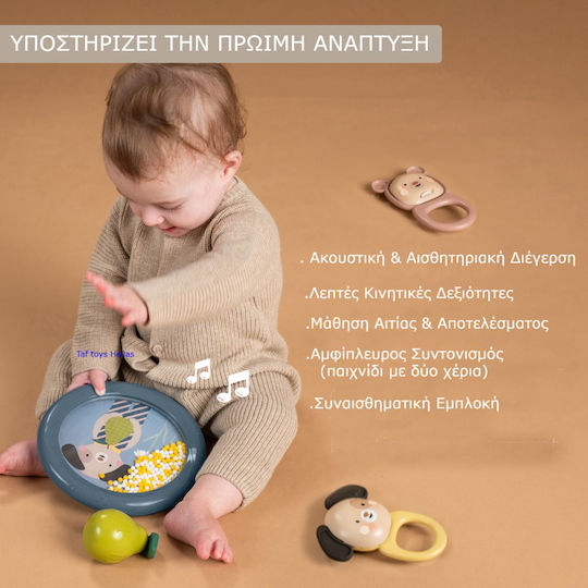 Taf Toys Κρεμαστό Παιχνίδι Κούνιας και Καροτσιού με Μουσική και Καθρέφτη για 3+ Μηνών