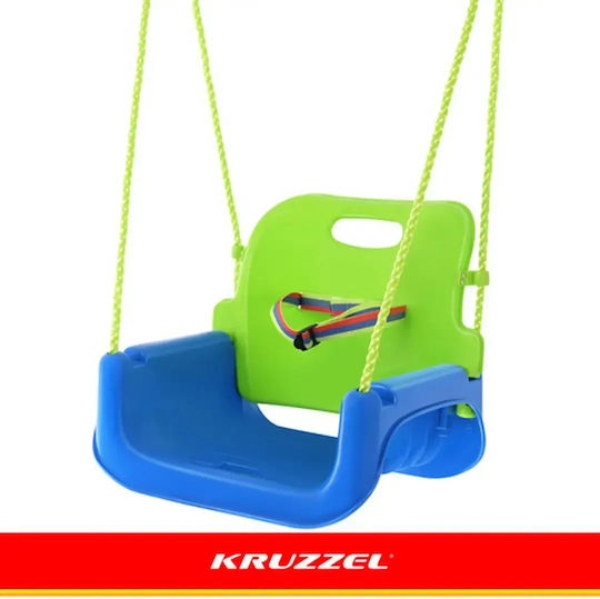 Kruzzel Κούνια με Ζώνη Ασφαλείας Μπλε