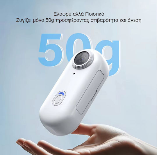 Clipgo 512GB Action Camera 4K Ultra HD Μαύρη
