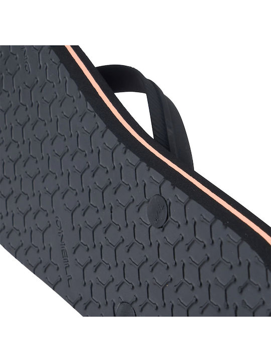 Profile Logo Slapi Bărbați Flip Flops Negri