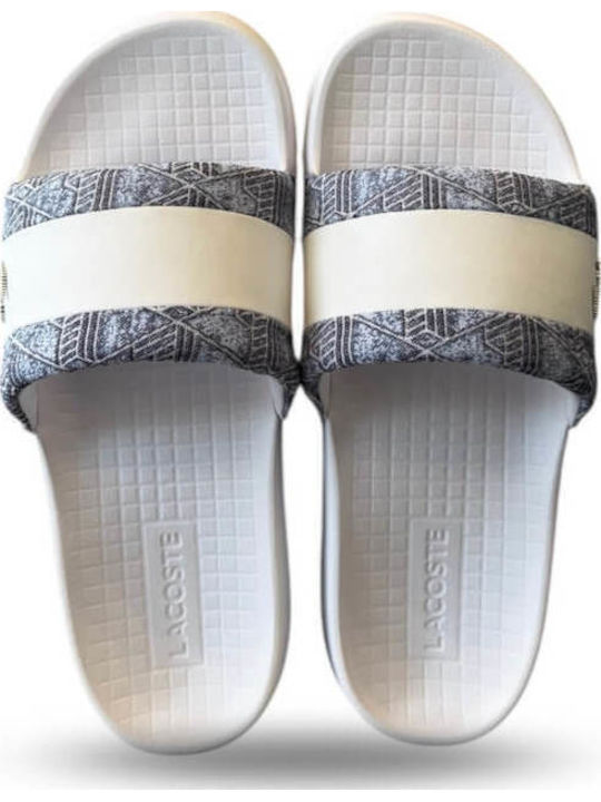 Men's White Slides