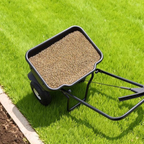 Vevor TCSBJ80LBS12D3MUC001V0 Wheeled Seeder with 36.3kg Capacity