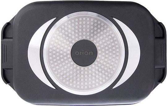 Orion Aluminum Baking Pan with Lid with Interior Coating of Stone 26x41cm