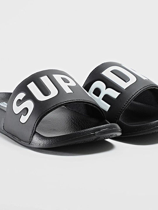 Pool Slides in Black Colour