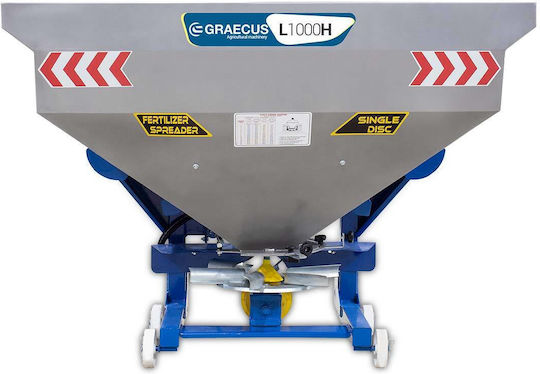 Graecus L1000H Distribuitor Pe Roți De Semințe / Îngrășăminte Cu Capacitate De 150kg