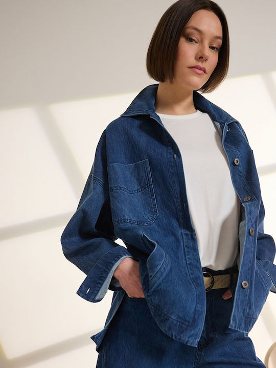 Women's Jacket for Winter Blue