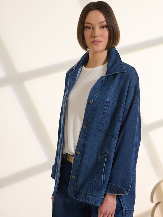 Women's Jacket for Winter Blue