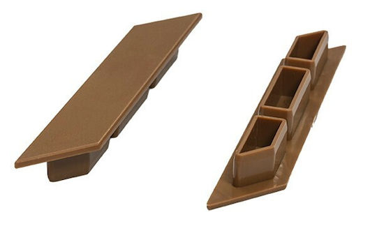Newplan Τάπα για Δάπεδο Κήπου Deck Περιφραξης από Πλαστικό 1.2x1.2εκ.