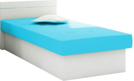 Dover 101 Pat Single Cu Saltea 80x190cm Turcoaz Dover 101 Pat Single Cu Saltea 80x190cm Turcoaz