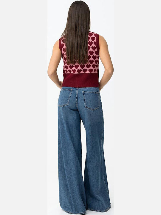 Women's Jean Pants In Palazzo Fit
