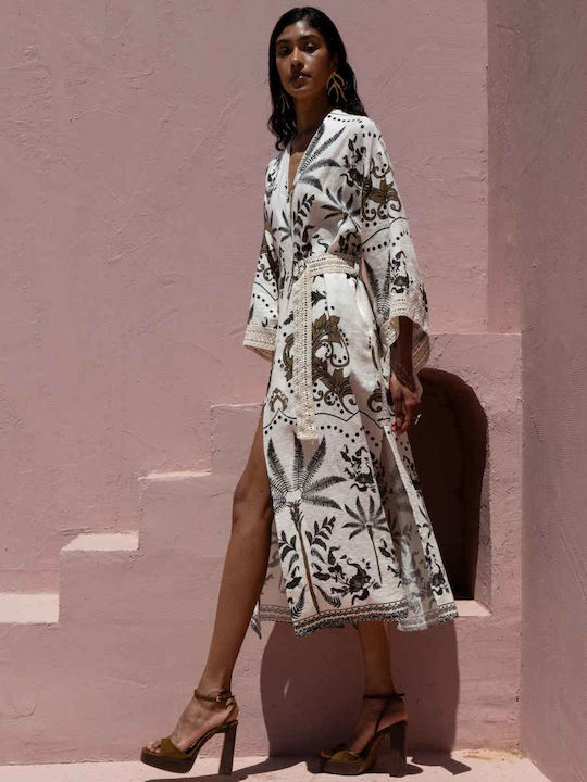 Women's Kimono Beige