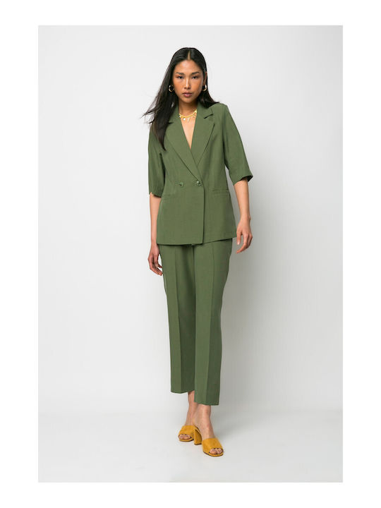 Donna Martha Women's Blazer Khaki
