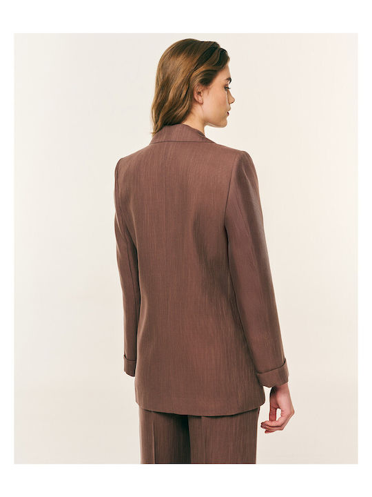 Forel Damen Blazer Schokolade