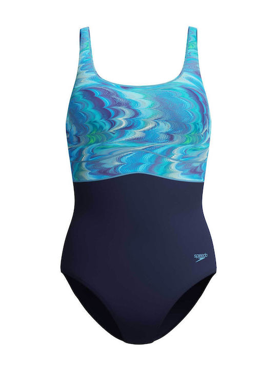 Sportlicher Badeanzug Blau